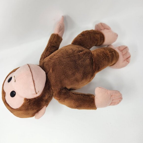 Curious George Plush Stuffed Animal 14" Brown Monkey Toy Doll By Kids Preferred - Picture 4 of 8
